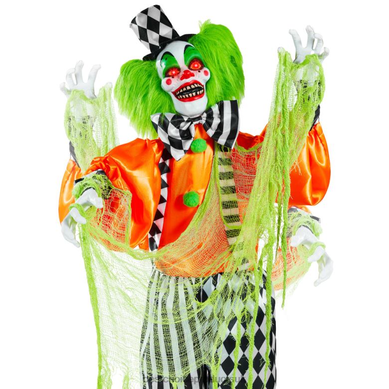 Seasonal Best Choice ProductsFunhouse Freddy The Motion Activated Animatronic Killer Clown Halloween Prop N62R225 Multi