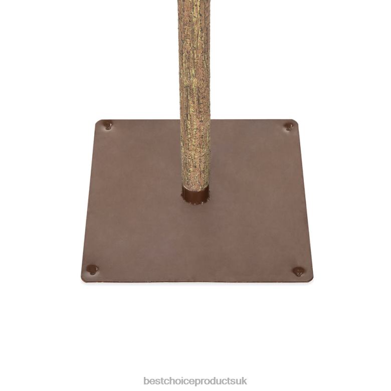 Seasonal Best Choice ProductsPre-Lit Artificial Alpine Slim Pencil Christmas Tree w/ LED Lights, Stand N62R148 Beauty