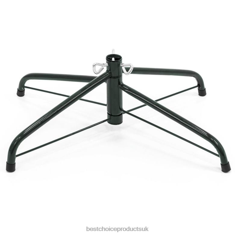 Seasonal Best Choice ProductsHinged Douglas Full Fir Artificial Christmas Tree N62R246 Metal Stand