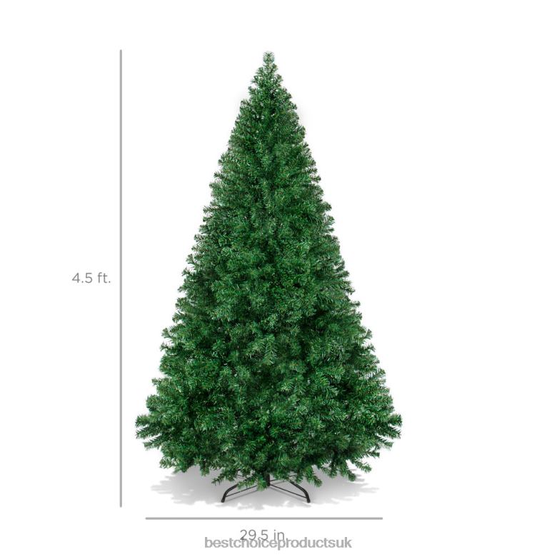 Seasonal Best Choice ProductsPremium Artificial Pine Christmas Tree w/ Foldable Metal Base N62R132 Beauty