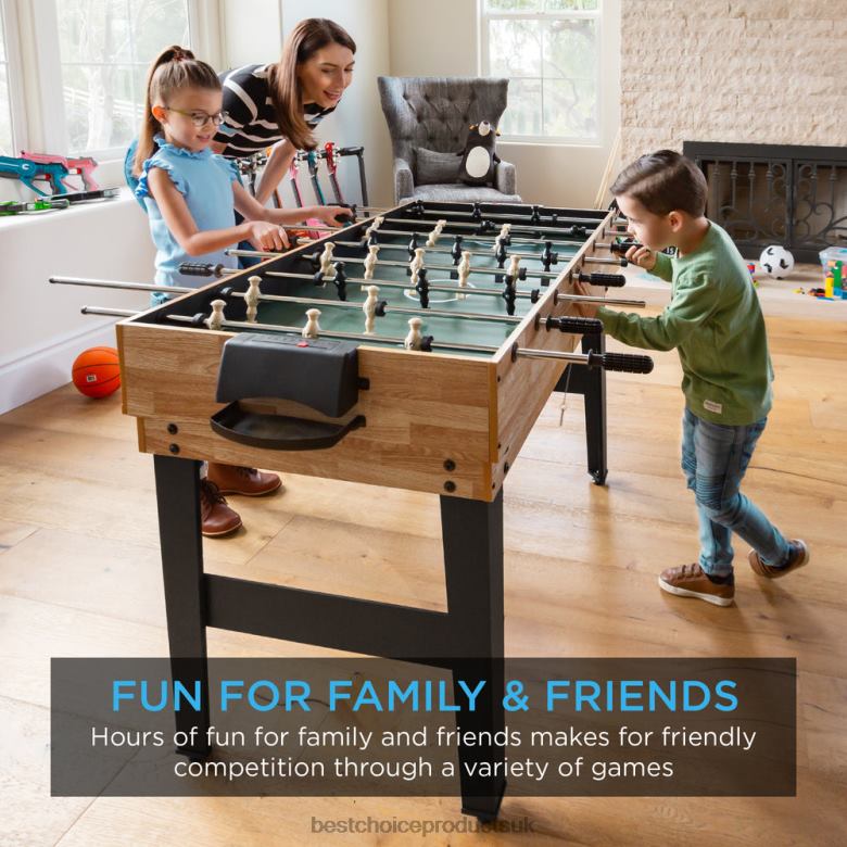 Toy & Game | Best Choice Products10-in-1 Combo Game Table Set w/ Pool, Foosball, Ping Pong, Chess N62R270 Natural