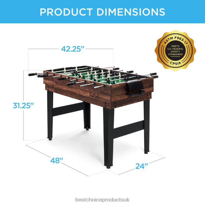 Toy & Game | Best Choice Products10-in-1 Combo Game Table Set w/ Pool, Foosball, Ping Pong, Chess N62R271 Dark Wood