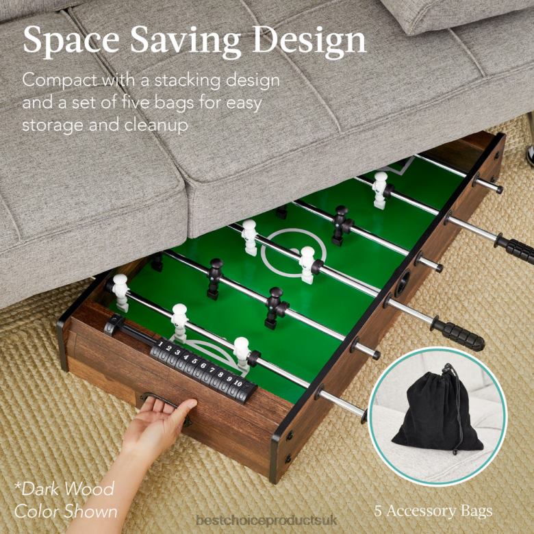 Toy & Game | Best Choice Products11-in-1 Combo Game Set w/ Ping Pong, Foosball, Air Hockey, 5 Storage Bags N62R1010 Light Wood