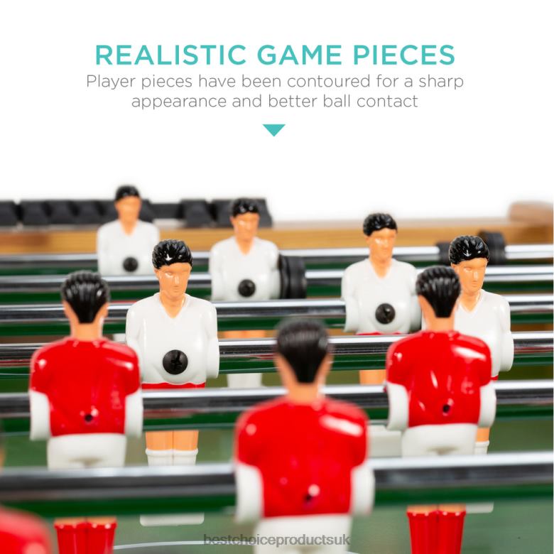 Toy & Game | Best Choice ProductsFoosball Game Table, Arcade Table Soccer w/ 2 Cup Holders, 2 Balls N62R549 Dark Brown