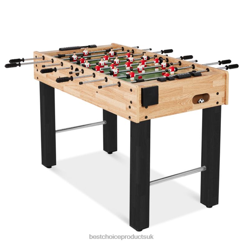 Toy & Game | Best Choice ProductsFoosball Game Table, Arcade Table Soccer w/ 2 Cup Holders, 2 Balls N62R550 Natural