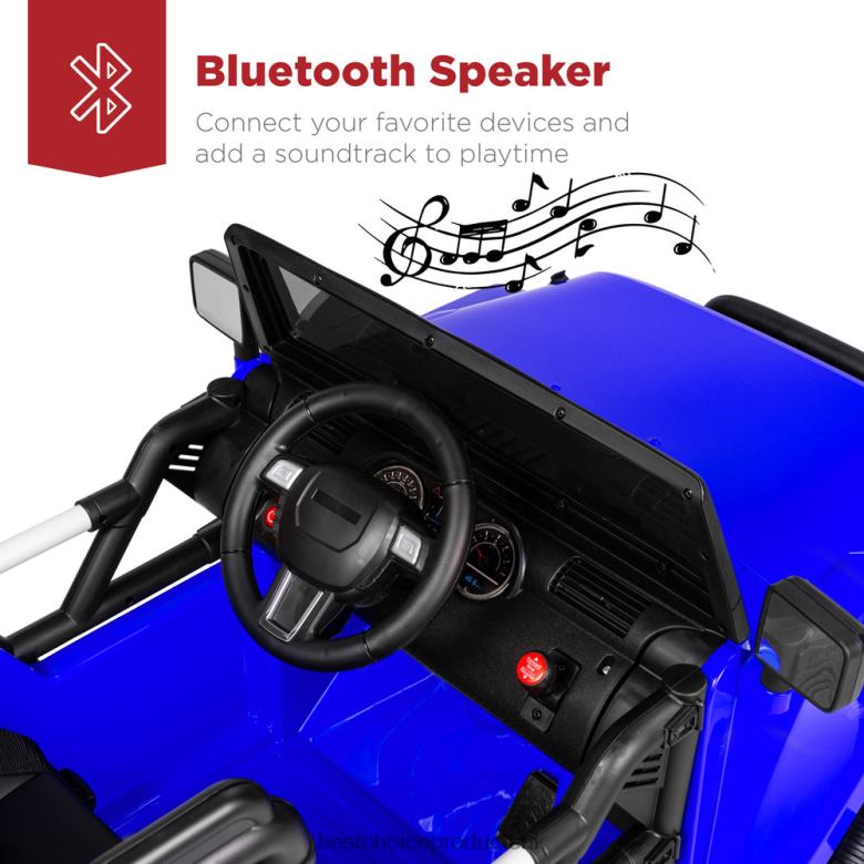 Toy & Game | Best Choice Products12V Kids Ride-On Truck Car Toy w/ 3 Speeds, LED, Remote, Bluetooth N62R534 Blue