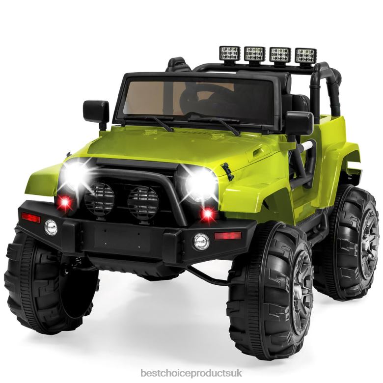 Toy & Game | Best Choice Products12V Kids Ride-On Truck Car Toy w/ 3 Speeds, LED, Remote, Bluetooth N62R535 Green