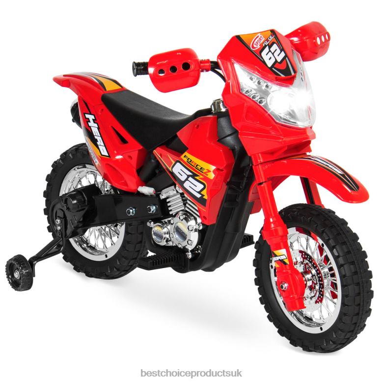 Toy & Game | Best Choice Products6V Kids Electric Ride-On Motorcycle Toy w/ Training Wheels, Lights, Music N62R517 Red