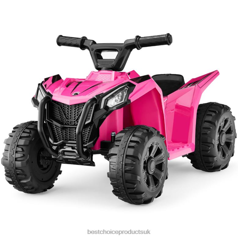 Toy & Game | Best Choice Products6V Kids Ride-On 4-Wheeler Quad ATV Car w/ 1.8mph Max Speed, Treaded Tires N62R526 Hot Pink
