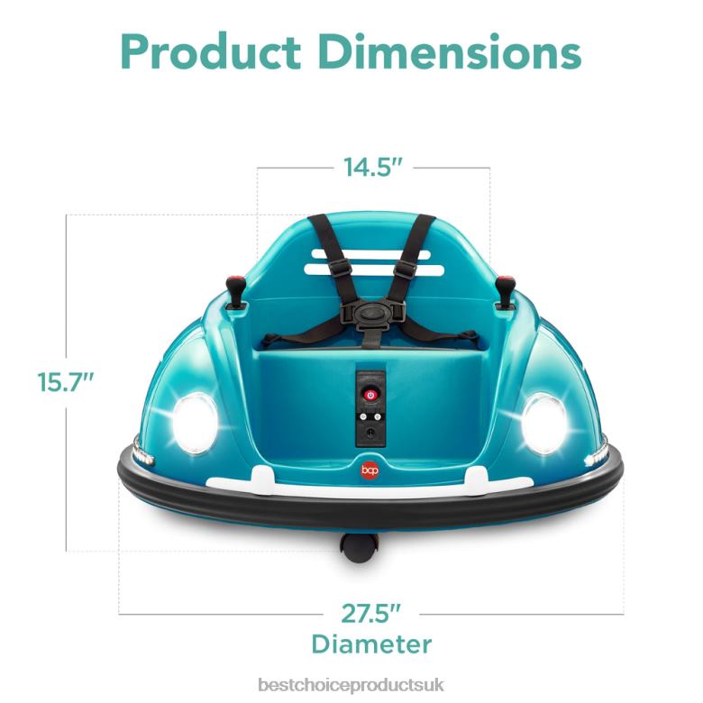 Toy & Game | Best Choice Products6V Kids Ride On Bumper Car Toy w/ Remote, Harness, Lights, 360 Degree Spin N62R505 Blue