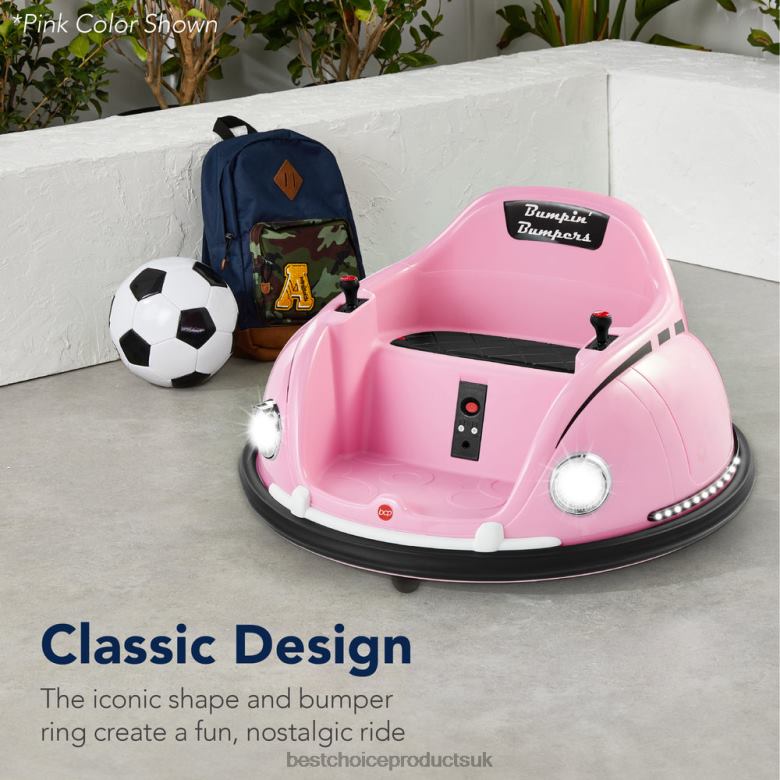 Toy & Game | Best Choice Products6V Kids Ride On Bumper Car Toy w/ Remote, Harness, Lights, 360 Degree Spin N62R508 Light Blue