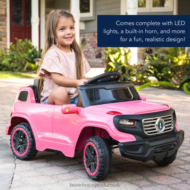 Toy & Game | Best Choice Products6V Kids Ride-On Car Truck Toy w/ RC Parent Control, 3 Speeds, Lights, Horn N62R1016 Pink