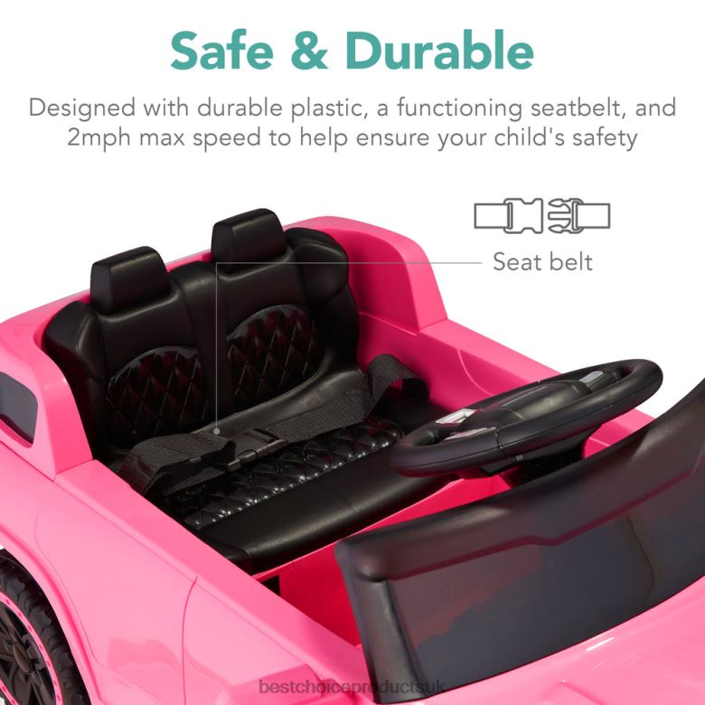 Toy & Game | Best Choice Products6V Kids Ride-On Car Truck Toy w/ RC Parent Control, 3 Speeds, Lights, Horn N62R1016 Pink