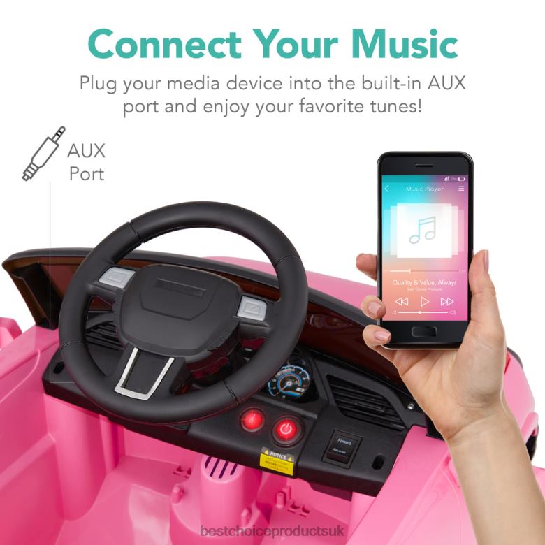 Toy & Game | Best Choice Products6V Kids Ride-On Car Truck Toy w/ RC Parent Control, 3 Speeds, Lights, Horn N62R1016 Pink