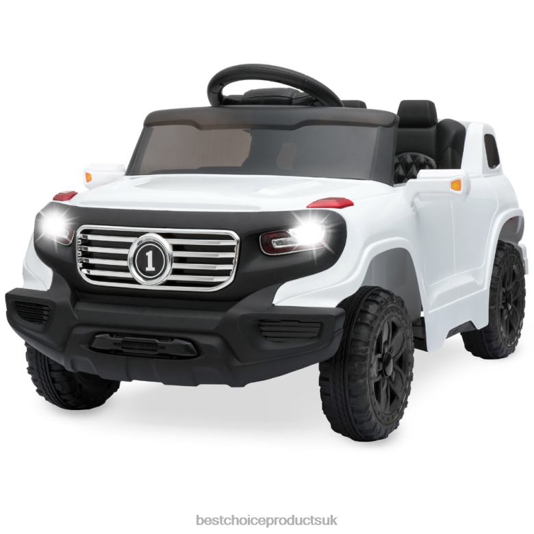 Toy & Game | Best Choice Products6V Kids Ride-On Car Truck Toy w/ RC Parent Control, 3 Speeds, Lights, Horn N62R1017 White