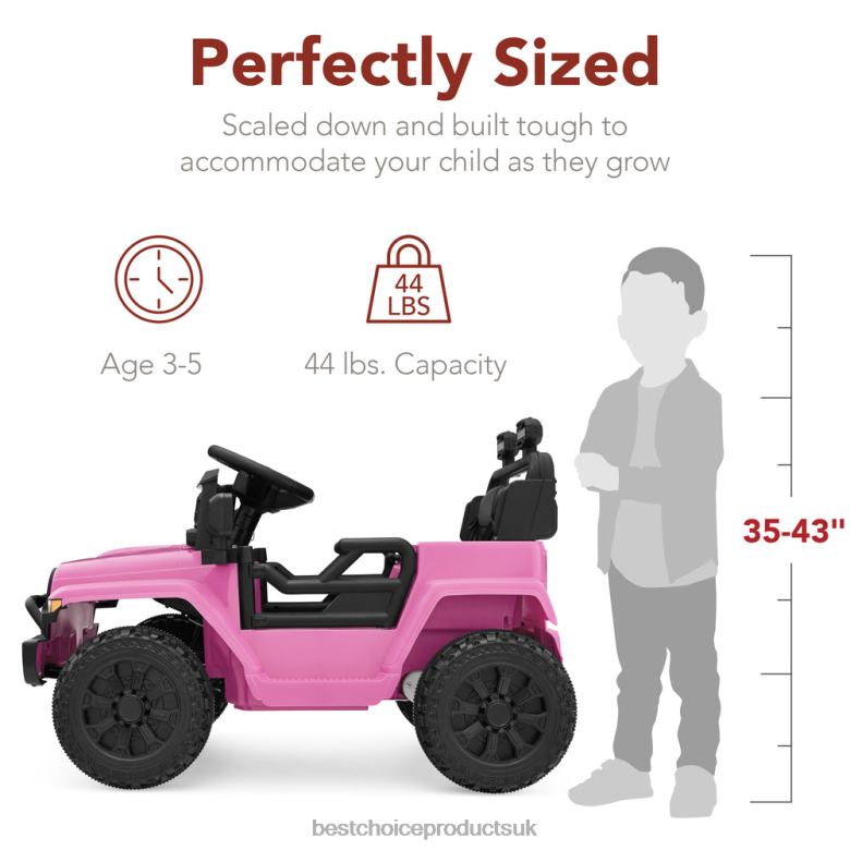 Toy & Game | Best Choice Products6V Kids Ride-On Truck Car w/ Parent Remote Control, 4-Wheel Suspension N62R555 Pink