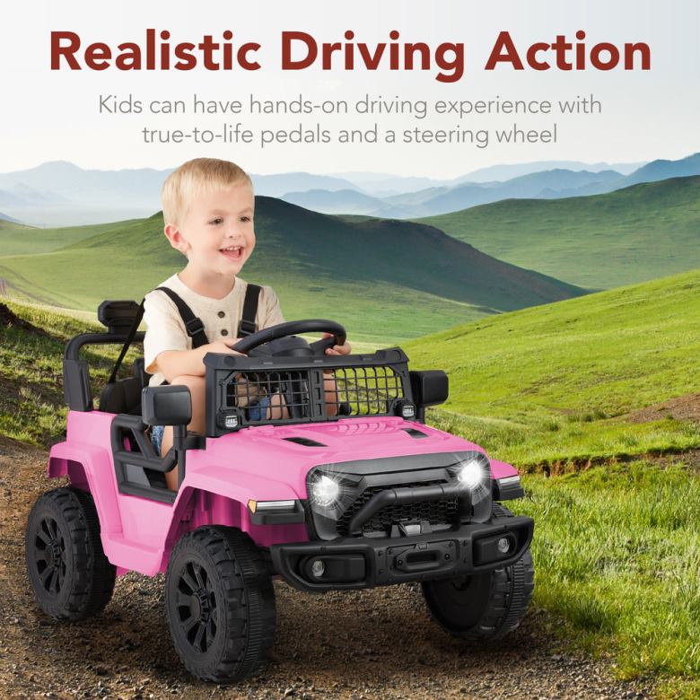 Toy & Game | Best Choice Products6V Kids Ride-On Truck Car w/ Parent Remote Control, 4-Wheel Suspension N62R555 Pink