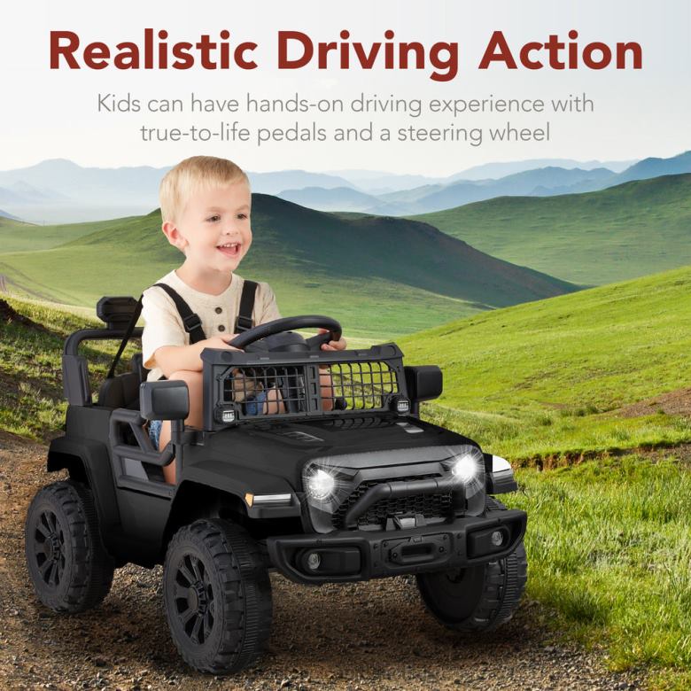 Toy & Game | Best Choice Products6V Kids Ride-On Truck Car w/ Parent Remote Control, 4-Wheel Suspension N62R556 Black