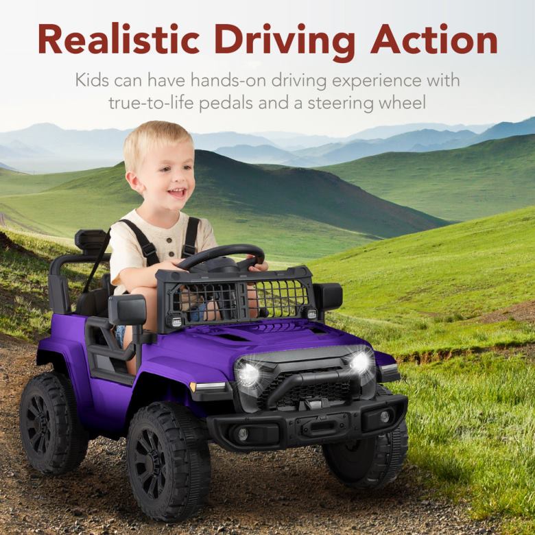 Toy & Game | Best Choice Products6V Kids Ride-On Truck Car w/ Parent Remote Control, 4-Wheel Suspension N62R558 Purple