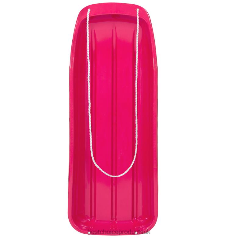 Toy & Game | Best Choice Products48in Kids Toboggan Snow Sled Board w/ Pull Rope, Curved Edges N62R1024 Pink
