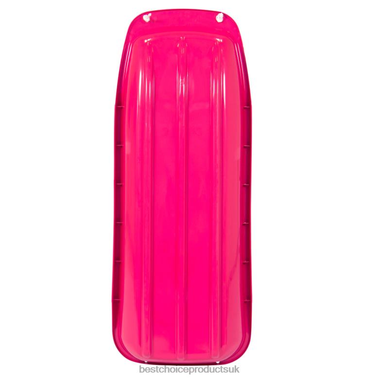 Toy & Game | Best Choice Products48in Kids Toboggan Snow Sled Board w/ Pull Rope, Curved Edges N62R1024 Pink