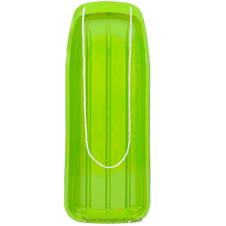 Toy & Game | Best Choice Products48in Kids Toboggan Snow Sled Board w/ Pull Rope, Curved Edges N62R1025 Light Green