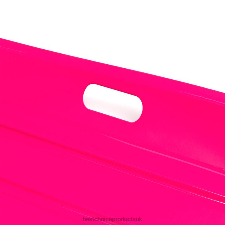 Toy & Game | Best Choice ProductsKids Outdoor Plastic Toboggan Snow Sled Board w/ Pull Rope, Handles N62R1006 Pink