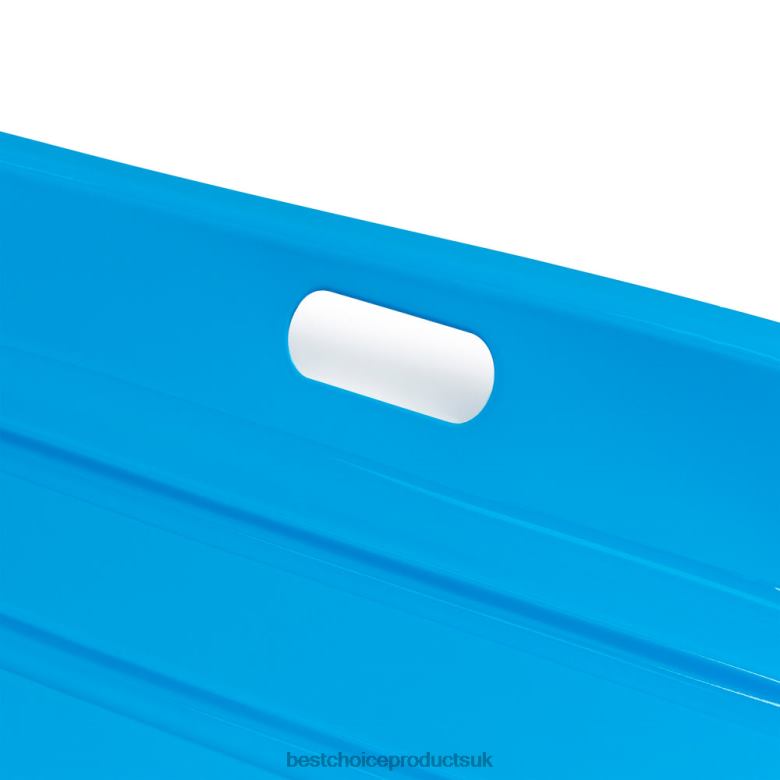 Toy & Game | Best Choice ProductsKids Outdoor Plastic Toboggan Snow Sled Board w/ Pull Rope, Handles N62R1008 Blue